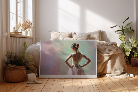 Paul Sinus Wandbild The Ballet of Perfect Balance Graceful Dancer in Soft Light