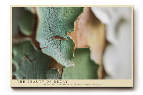 Paul Sinus Wandbild The Beauty of Decay – Ästhetik des Verfalls in Farbe und Struktur