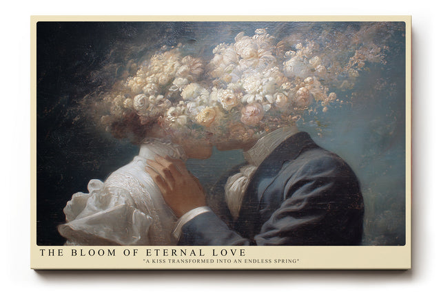 Paul Sinus Wandbild The Bloom of Eternal Love A Kiss in Endless Spring