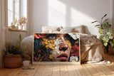 Paul Sinus Wandbild The Blooming Soul Fusion of Nature and Human Emotion
