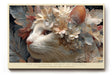 Paul Sinus Wandbild The Blooming Spirit of Felines Cat in Floral Harmony