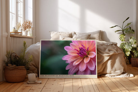Paul Sinus Wandbild The Blossom of Morning Dew Petals Shimmer with the Freshness of Dawn