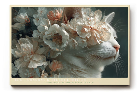 Paul Sinus Wandbild The Blossomed Silence Within – Zarte Harmonie von Natur und Ruhe in poetischer Komposition