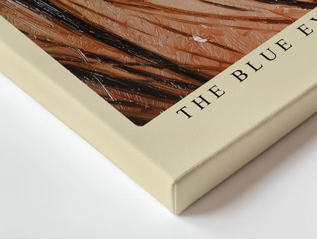 Paul Sinus Wandbild The Blue Eye of Emotion Details Reveal Strength and Hidden Feelings