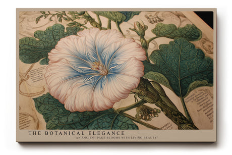 Paul Sinus Wandbild The Botanical Elegance – detailreiches botanisches Motiv einer Blüte mit kunstvoller Vintage-Anmutung und naturwissenschaftlichem Charme