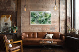 Paul Sinus Wandbild The Breath of Green Veins Botanical Elegance in Natural Harmony and Flow