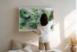 Paul Sinus Wandbild The Breath of Green Veins Botanical Elegance in Natural Harmony and Flow