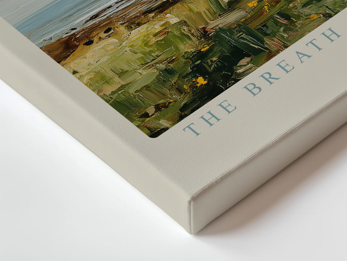 Paul Sinus Wandbild The Breath of the Sea – impressionistische Landschaft mit Meerblick, Himmel und Küstenlinie in natürlicher Harmonie