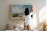 Paul Sinus Wandbild The Breath of the Sea – impressionistische Landschaft mit Meerblick, Himmel und Küstenlinie in natürlicher Harmonie