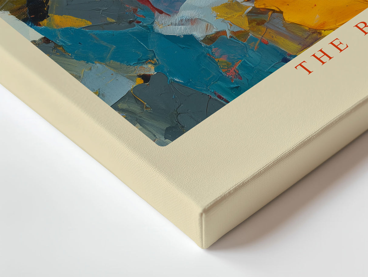 Paul Sinus Wandbild The Bright Chaos of Modern Art Strong Brushstrokes Create a Colorful Storm