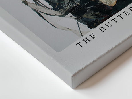 Paul Sinus Wandbild The Butterfly Muse – Poetisches Porträt mit Schmetterlingen, inspiriert von Zerbrechlichkeit und Schönheit der Träume