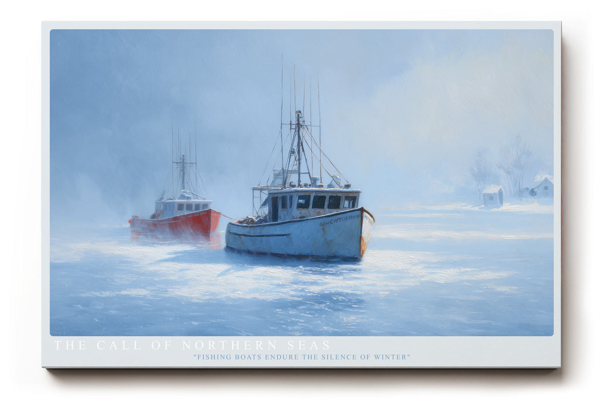 Paul Sinus Wandbild The Call of Northern Seas – Maritime Stille und kraftvolle Weite in winterlicher Harmonie