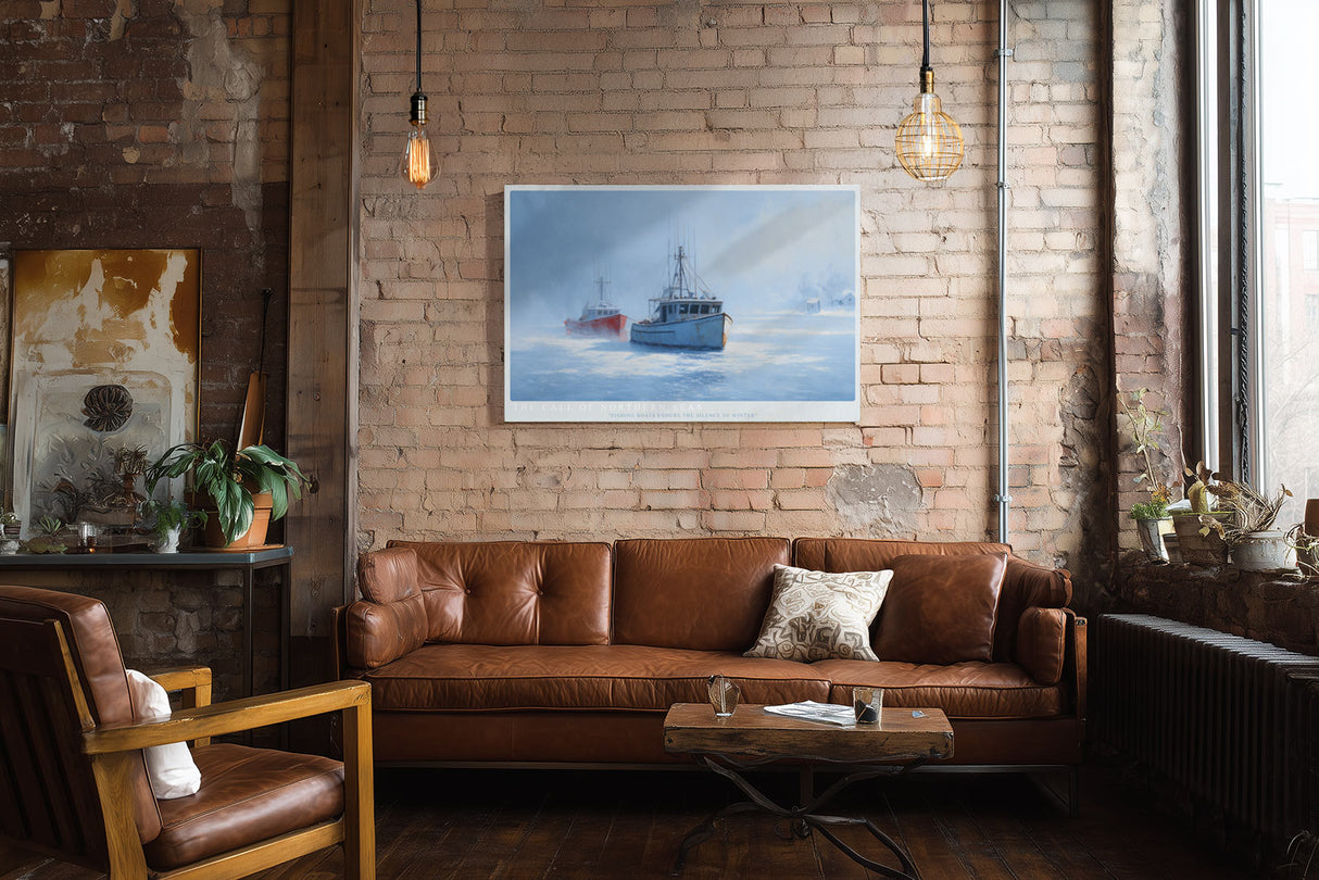 Paul Sinus Wandbild The Call of Northern Seas – Maritime Stille und kraftvolle Weite in winterlicher Harmonie
