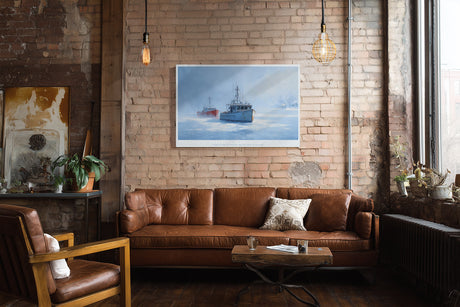 Paul Sinus Wandbild The Call of Northern Seas – Maritime Stille und kraftvolle Weite in winterlicher Harmonie