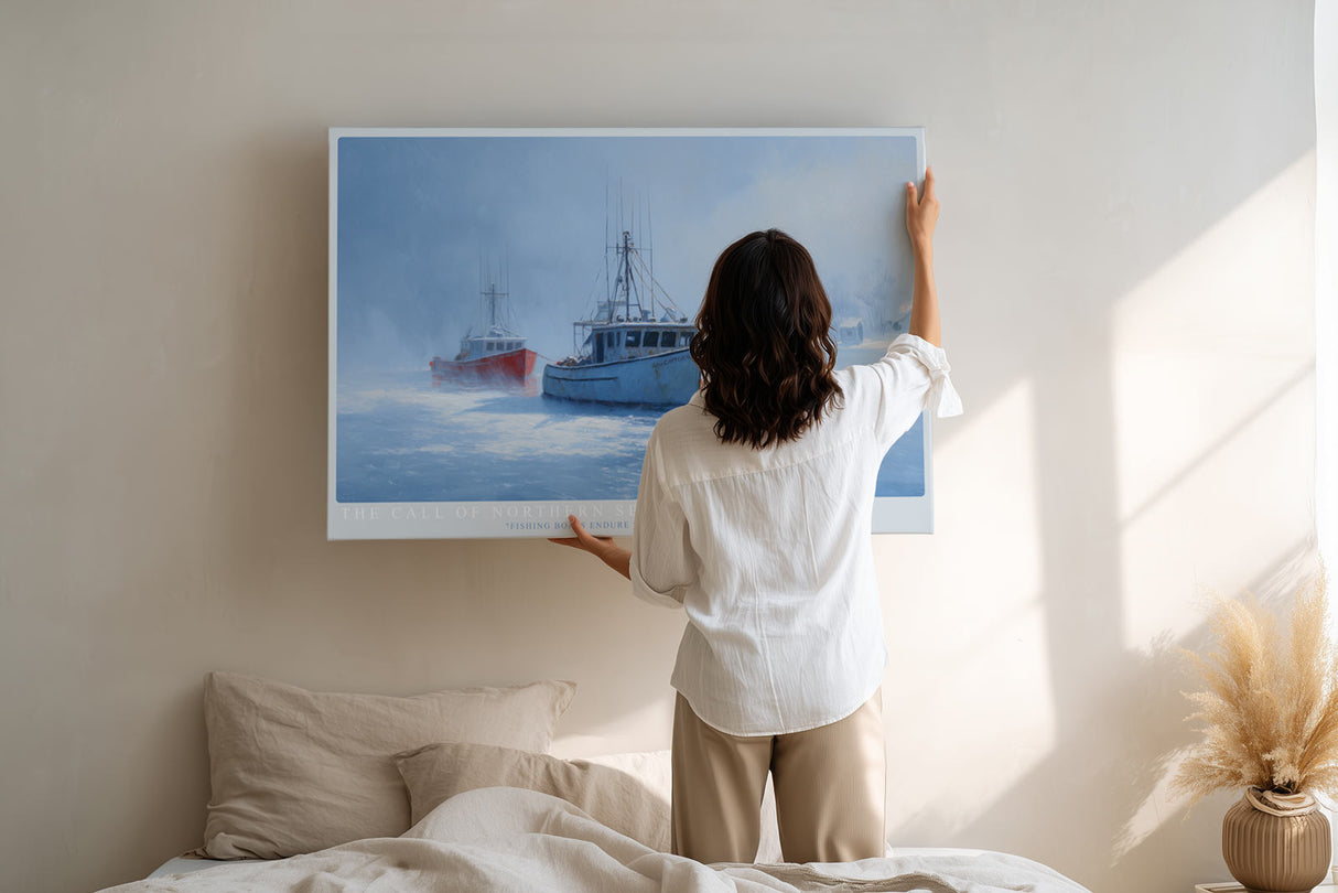 Paul Sinus Wandbild The Call of Northern Seas – Maritime Stille und kraftvolle Weite in winterlicher Harmonie