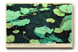 Paul Sinus Wandbild The Calm of Floating Leaves Nature’s Gentle Rhythm on Water
