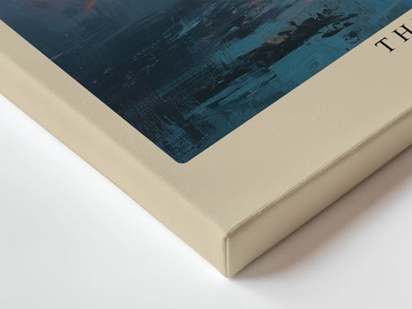 Paul Sinus Wandbild The Calm of Sunset Waters – Segelboot im goldenen Abendlicht spiegelt Ruhe, Weite und Harmonie von Meer und Himmel wider
