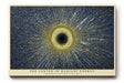 Paul Sinus Wandbild The Center of Radiant Energy abstraktes Punktmuster mit gold-blauem Lichtzentrum