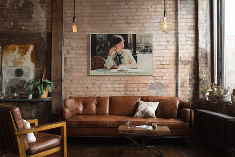 Paul Sinus Wandbild The Charm of a Parisian Day – Romantische Straßenszene mit zeitloser Eleganz – Kunstvolles Wandbild mit französischem Flair und weichem Licht.