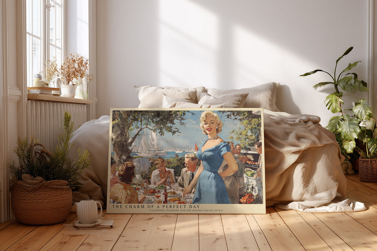 Paul Sinus Wandbild The Charm of a Perfect Day Retro Elegance in Sunshine and Laughter