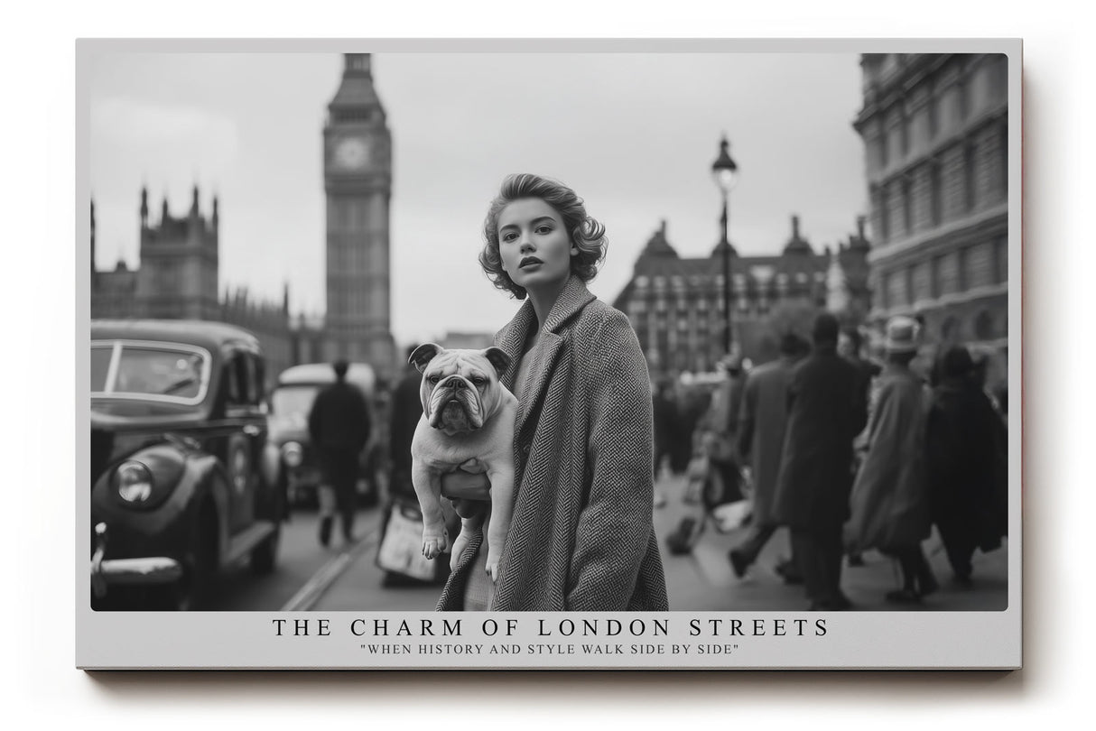 Paul Sinus Wandbild The Charm of London Streets – Stil und Geschichte im Herzen der Stadt