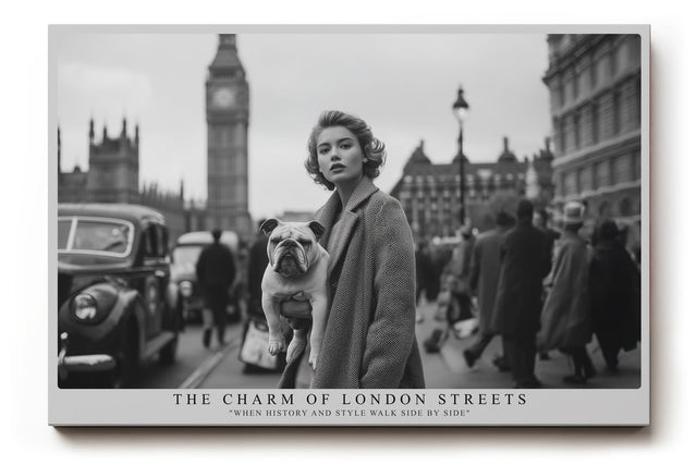 Paul Sinus Wandbild The Charm of London Streets – Stil und Geschichte im Herzen der Stadt