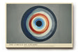 Paul Sinus Wandbild The Circle of Colors Abstraktes Kunstwerk mit konzentrischen Farbringen in harmonischer Anordnung und moderner Symbolik.