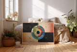 Paul Sinus Wandbild The Circle of Earthly Colors geometrische Kunst mit Farbkreisen inspiriert von Erde und Kosmos