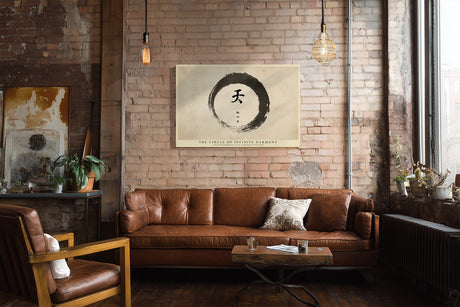 Paul Sinus Wandbild The Circle of Infinite Harmony Zen Symbol of Balance and Tranquility