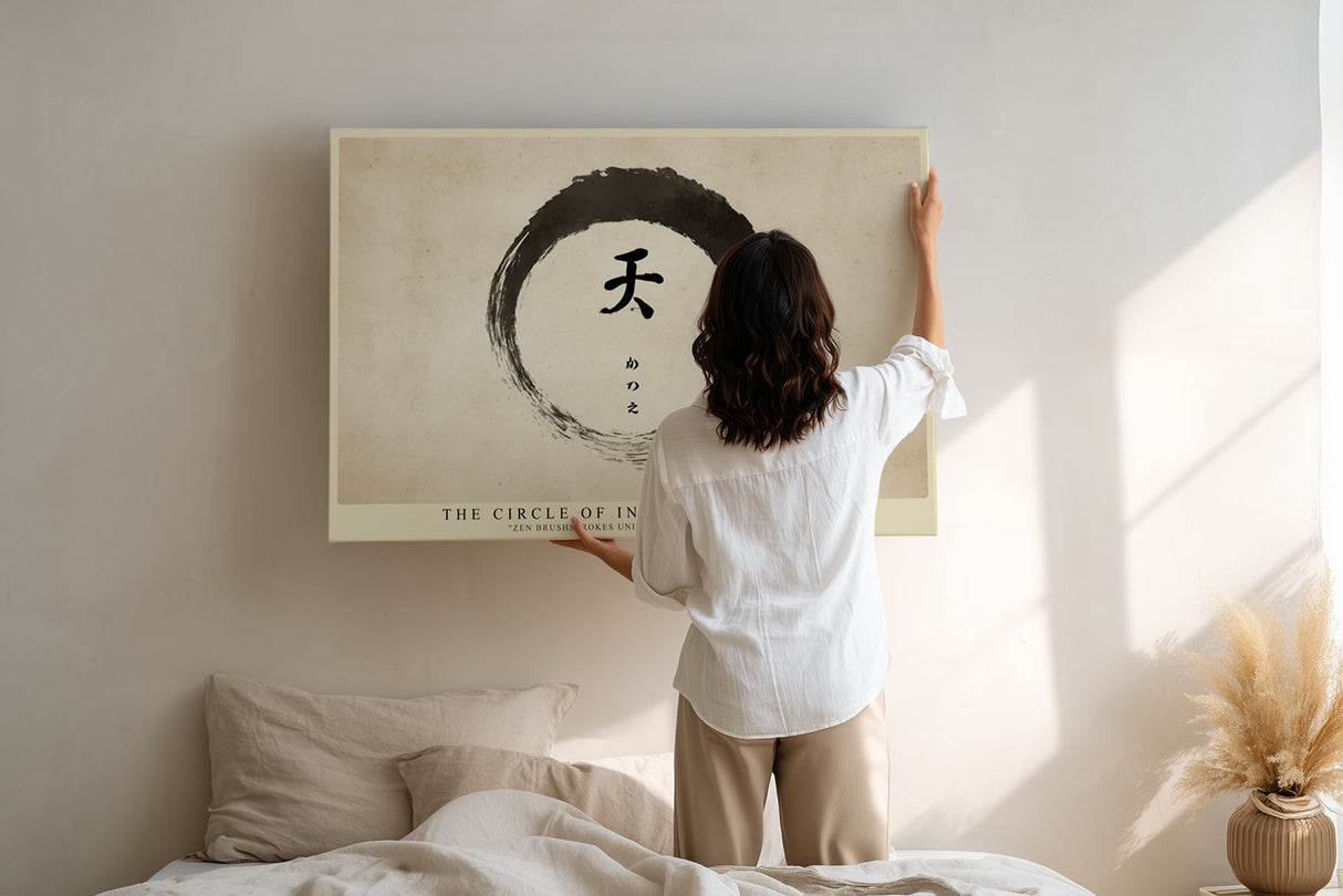 Paul Sinus Wandbild The Circle of Infinite Harmony Zen Symbol of Balance and Tranquility