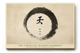 Paul Sinus Wandbild The Circle of Infinite Harmony Zen Symbol of Balance and Tranquility
