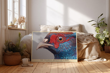 Paul Sinus Wandbild The Colorful Beauty of a Bird Small Details Shine in Bright Colors