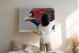 Paul Sinus Wandbild The Colorful Beauty of a Bird Small Details Shine in Bright Colors