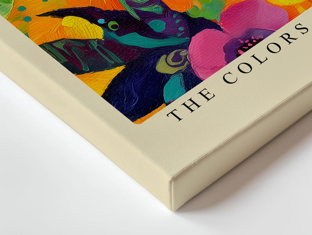 Paul Sinus Wandbild The Colors of Inner Joy Radiant Expression of Life and Emotion
