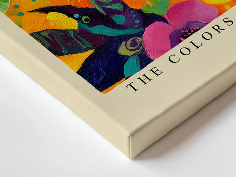 Paul Sinus Wandbild The Colors of Inner Joy Radiant Expression of Life and Emotion