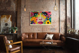 Paul Sinus Wandbild The Colors of Inner Joy Radiant Expression of Life and Emotion