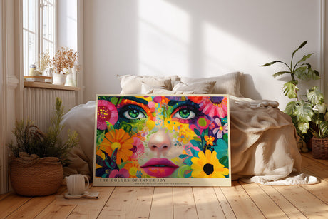 Paul Sinus Wandbild The Colors of Inner Joy Radiant Expression of Life and Emotion