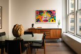 Paul Sinus Wandbild The Colors of Inner Joy Radiant Expression of Life and Emotion