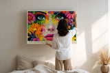 Paul Sinus Wandbild The Colors of Inner Joy Radiant Expression of Life and Emotion