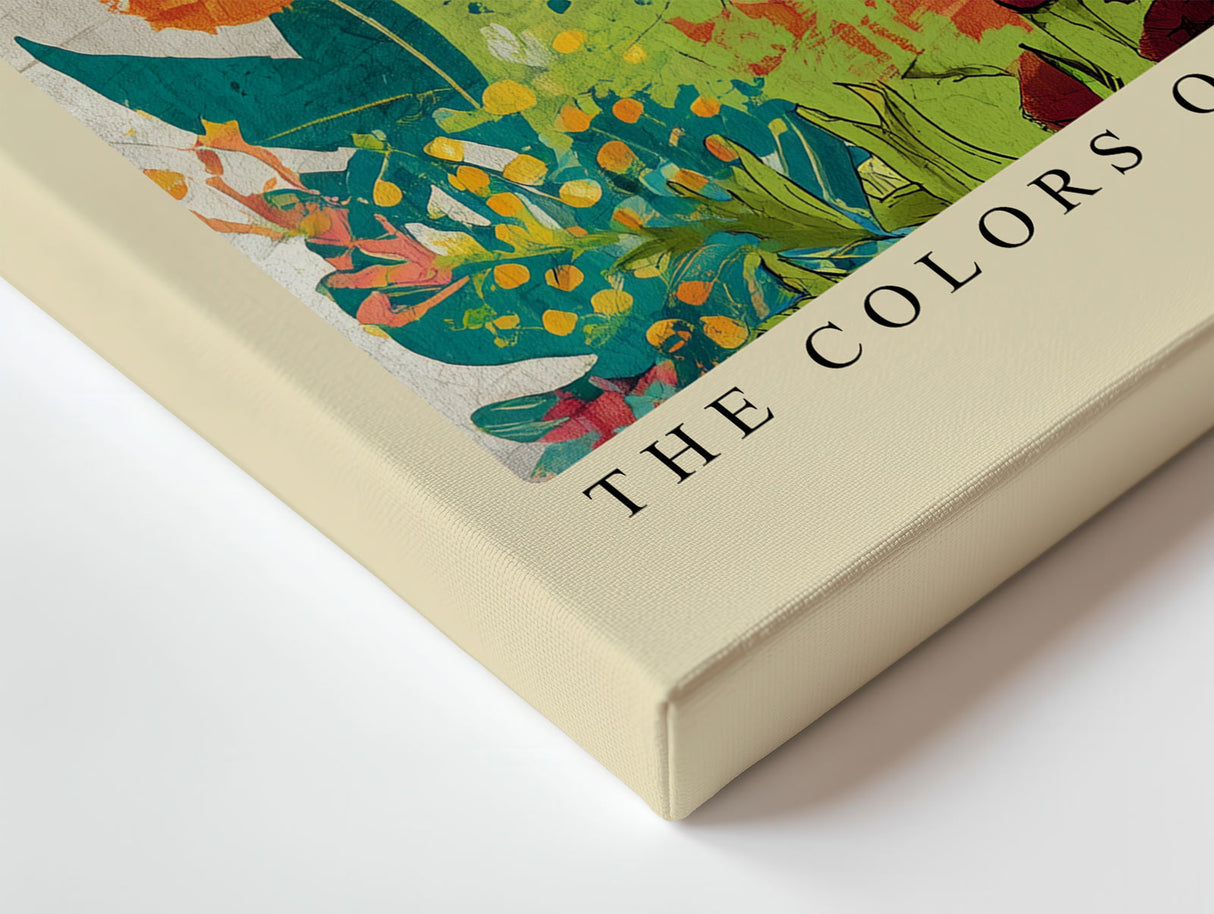 Paul Sinus Wandbild The Colors of Living Beauty Vibrant Face of Nature