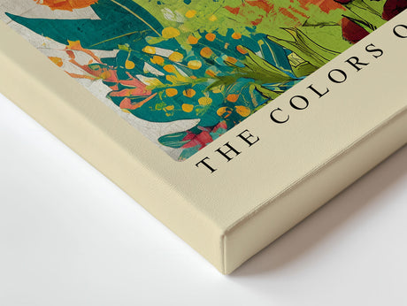 Paul Sinus Wandbild The Colors of Living Beauty Vibrant Face of Nature