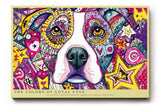 Paul Sinus Wandbild The Colors of Loyal Eyes Vibrant Portrait of Friendship