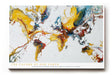 Paul Sinus Wandbild The Colors of Our Earth Abstract World Map in Flowing Motion
