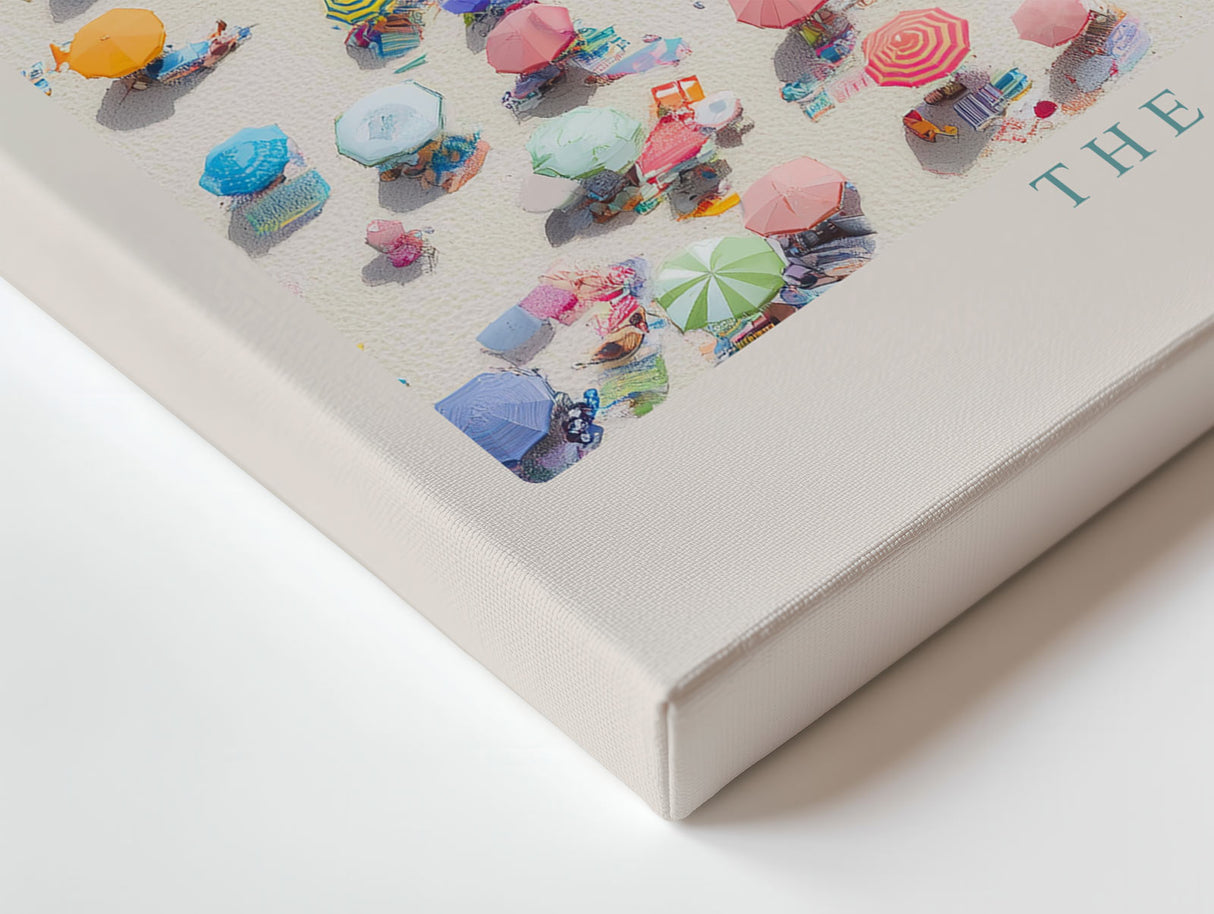 Paul Sinus Wandbild The Colors of Summer Crowds – Lebensfreude und Bewegung in leuchtender Farbvielfalt