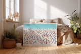 Paul Sinus Wandbild The Colors of Summer Crowds – Lebensfreude und Bewegung in leuchtender Farbvielfalt