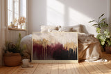 Paul Sinus Wandbild The Contrast of Gold and Shadows Bright Textures Fall into Dark Tones