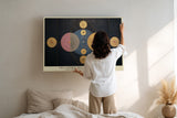 Paul Sinus Wandbild The Cosmic Balance of Circles – Geometrische Harmonie und spirituelle Tiefe in edler Symmetrie