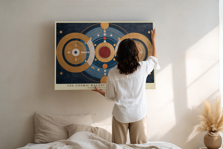 Paul Sinus Wandbild The Cosmic Balance of Golden Orbits Planets Align in a Dance of Eternity