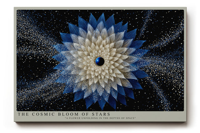 Paul Sinus Wandbild The Cosmic Bloom of Stars – Blüte des Universums im Glanz der Galaxie