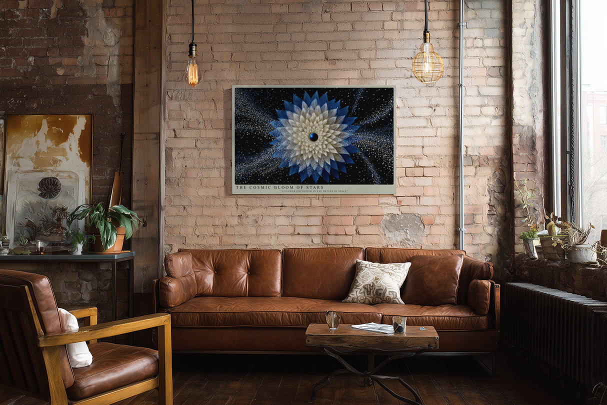 Paul Sinus Wandbild The Cosmic Bloom of Stars – Blüte des Universums im Glanz der Galaxie